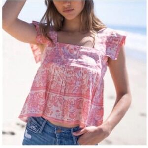 Floral Pink Women's Blouse